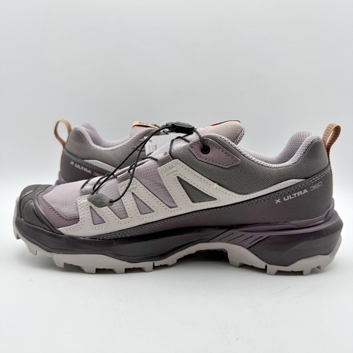 Salomon Womens X Ultra 360 CSWP Hiking Sneakers US 8 EU 40 Purple Waterproof NIB - Imagen 7 de 12