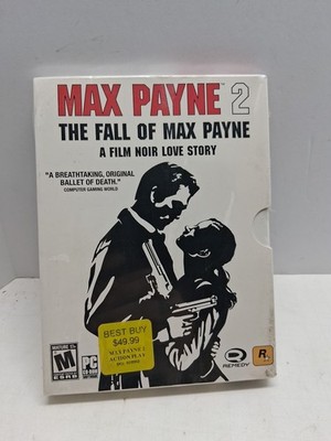 Max Payne 2: The Fall of Max Payne (PC CD-ROM, 2003) Big Box Rock Star Games NIB