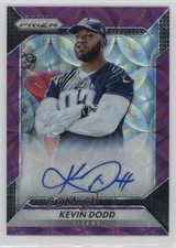 2016 Panini Prizm Rookie Purple Scope 75/99 Kevin Dodd #RA-KDD Auto fm0