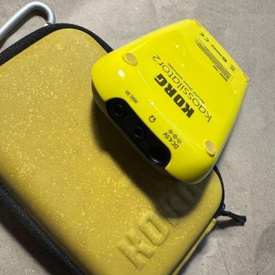 KORG kaossilator2 イエロー KORG Kaossilator 2 KO2 Dynamic Phrase Synthesizer Yellow Touchpad