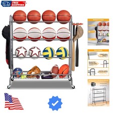 Basketball Rack, Rolling Basketball Shooting Training Stand,Sports Equipment ...