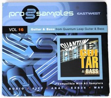 East West Pro Samples 16 Guitar  Bass Sample Library/Sound Library/Sampling CD