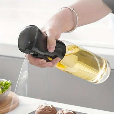200/500ml Ölsprüher für Speiseöl Olivenöl Sprühflasche Oil Sprayer Air Fryer BBQ