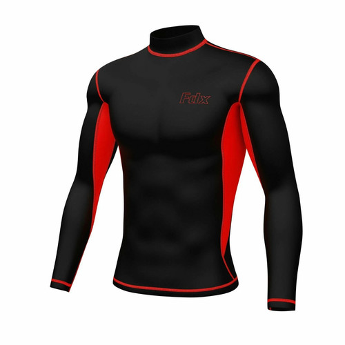 HERREN HOCHGESCHLOSSEN ITALIENISCHES THERMO SHIRT T UNTERWÄSCHE BASISSCHICHT WARM WINTER TOP uk - Bild 16 von 20