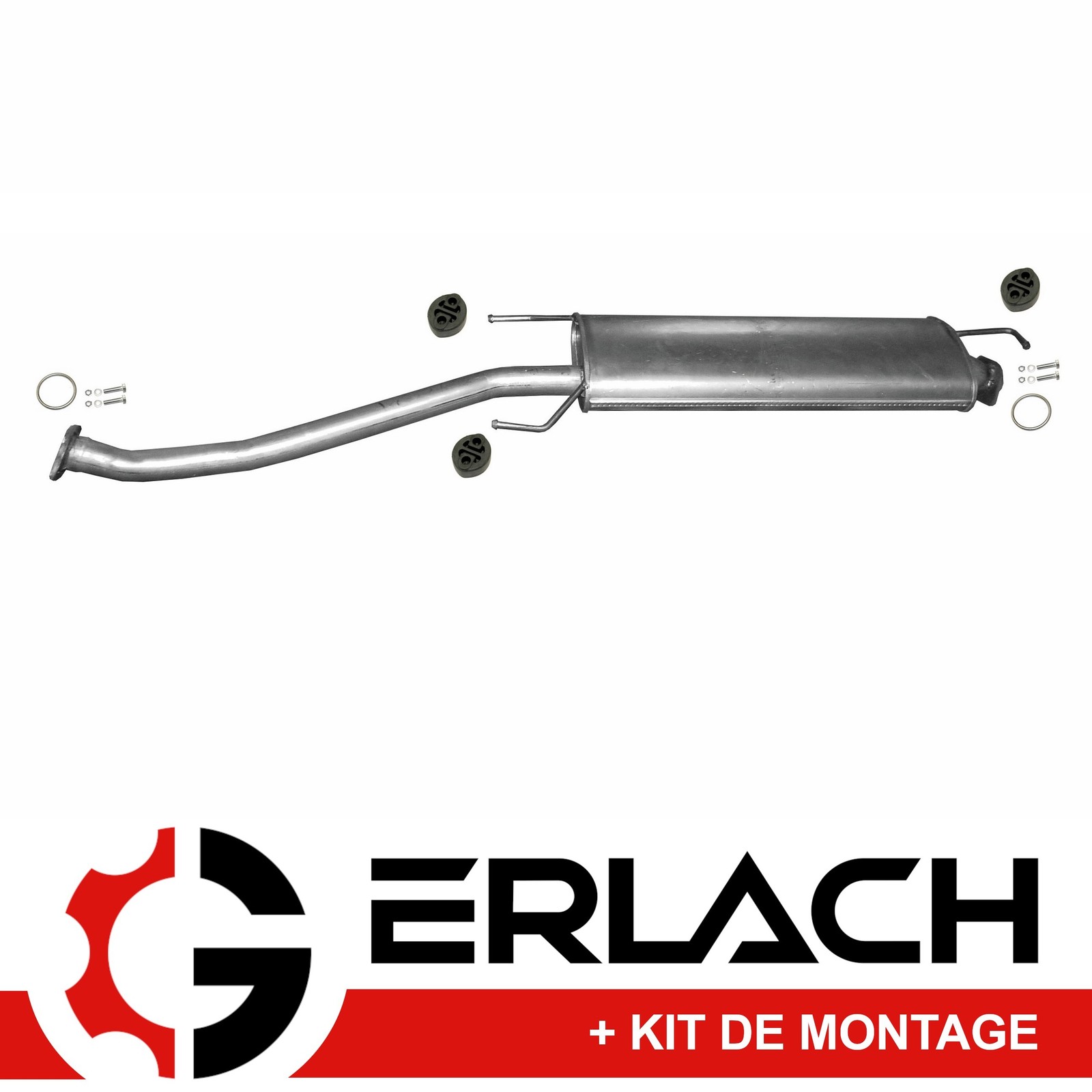Silencieux intermédiaire anti vibration pour Lexus NX 300h résolvant les bruits d'échappement