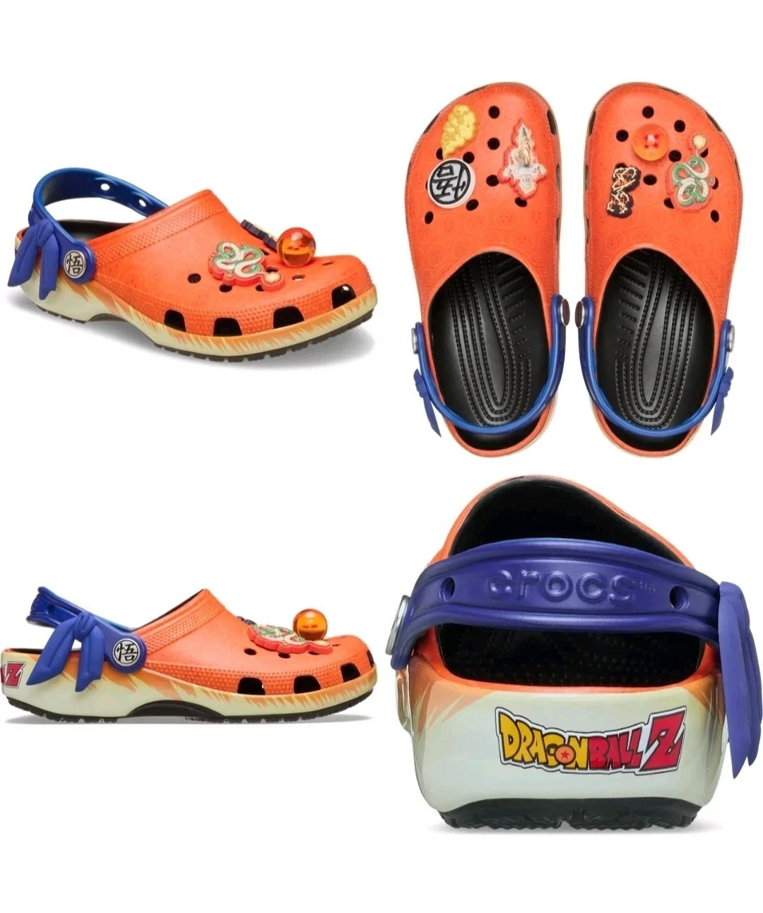 crocs DRAGON BALL Z Son Goku Classic Clog 210826 Men Size 10