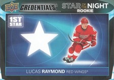 2021-22 Upper Deck Credentials Hockey 1st Star of the Night Rookies: Pick List