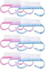 12-Pack Handle Grip Nail Brush assorted color , Fingernail Scrub Cleaning
