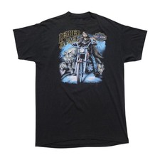 VTG 3D EMBLEM HARLEY DAVIDSON STURGIS 50TH 1990 LEADER OF THE PACK T-SHIRT XL
