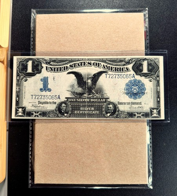 #ad #ad Fr. 237 1899 $1 Silver Certificate quot;BLACK EAGLEquot; VF XF $399.99