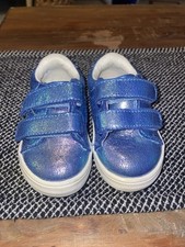 Size 4 Baby Toddler Girl Blue Shoes