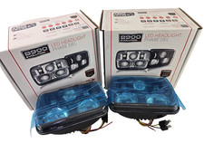 Pair Jw Speaker 0554491 8900 Evo2 H4 5x7 Dual Burn Headlight Led Retrofit Hilo