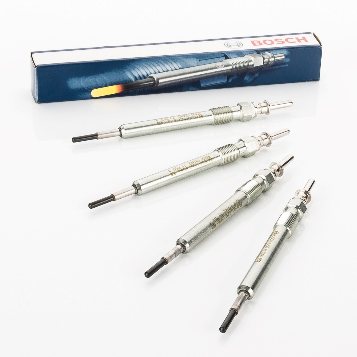 4x Glow Plug Original Bosch Duraspeed 0250603006 for BMW 5er 7er X4 X5 X6