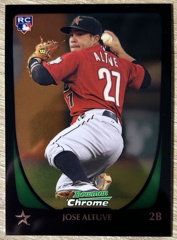 2011 Bowman Draft Picks & Prospects Jose Altuve Chrome Rookie #11