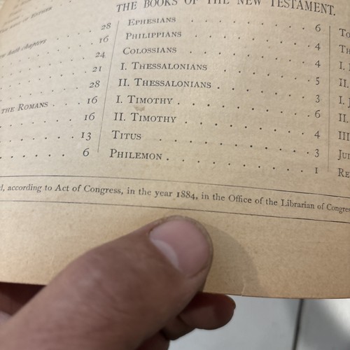 Antike Familienbibel von 1884 viele Abbildungen top seltenes Stück - Bild 11 von 13