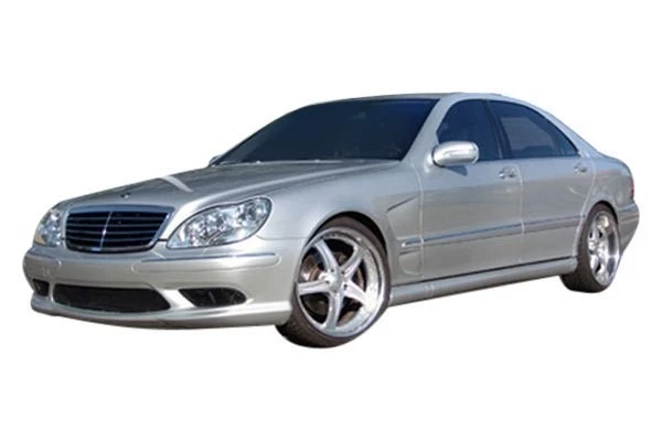 For Mercedes-Benz S500 03-06 AMG Style Fiberglass Front Bumper Cover Unpainted Foto 2 de 4