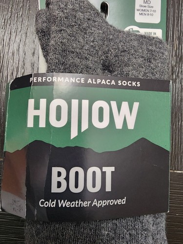 Alpaca Boot Socks for Men and Women, Moisture Wicking Alpaca Socks for Hiking... - Picture 3 of 10