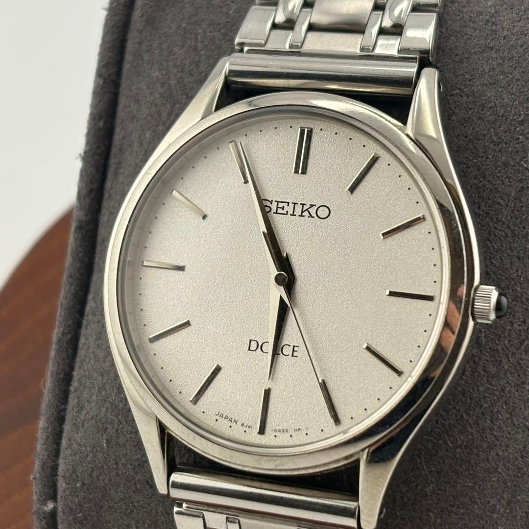 Rare Dolce Seiko 8J41-0AJ1 Watch Quartz Men's - vintagewatches.pk