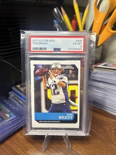 2017 Sports Illustrated for Kids Series 5 - Tom Brady #608 PSA 6