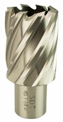 Steel Dragon Tools  1-1/8'' x 1'' HSS Annular Cutter with 3/4'' Weldon Shank