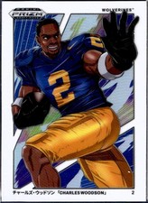 CHARLES WOODSON 2025 PANINI PRIZM DRAFT MANGA CASE HIT SSP WOLVERINES