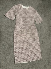 St. John New Eyelash Tweed Sheath Dress Size 6