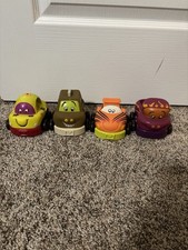 Set Of 4 Pull-Back Cars