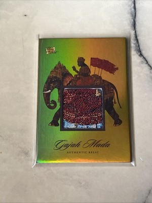 Pieces Of The Past Asia Edition Gajah Mada Gold Relic Card #97