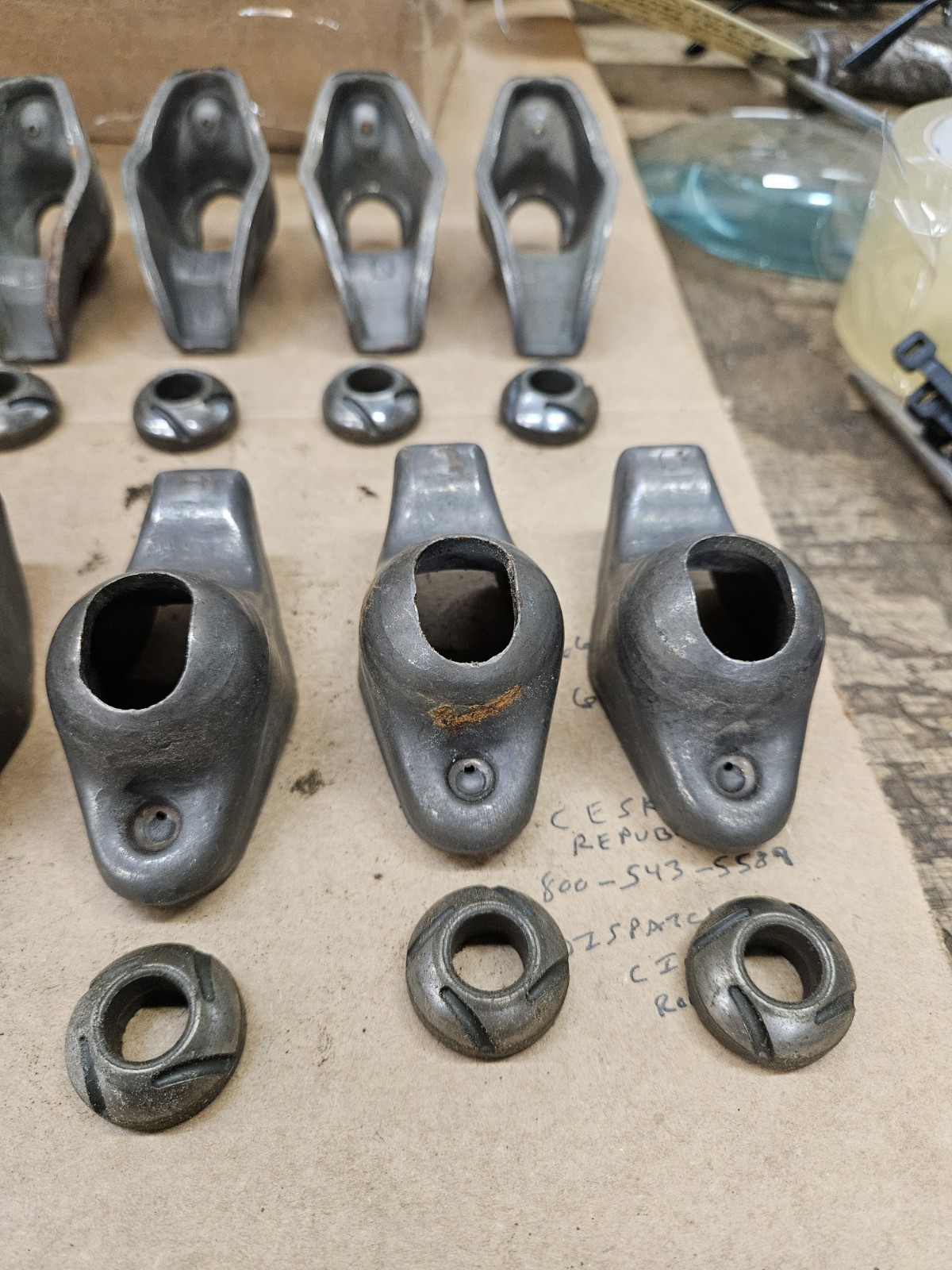 (16) BBC Rocker Arms Big Block Chevy 396 402 427 454 Hi Performance ...