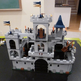 Lego King's Castle Siege 7094 Castle Fantasy Era 100% Complete Dragon Knight Set