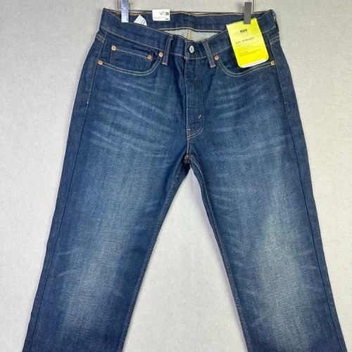 NEW Levi's 514 Straight Stretch Men's Blue Denim Jeans Size 34 X 32 Levi’s Flex - Picture 3 of 10