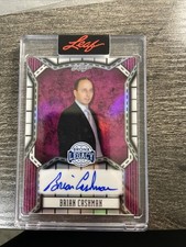 2025 Leaf A Bronx Legacy Penstripes Brian Cashman 5/5 Auto Autograph
