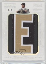 2015 Panini National Treasures Draft Nameplates 2/4 Andrus Peat #DRN-AP 0c3
