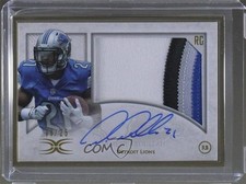 2015 Definitive Collection Framed Rookie 8/25 Ameer Abdullah Patch Auto 0af