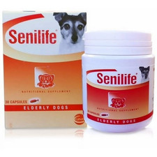 Senilife by Ceva Nutritional Supplement for Elderly Dogs 30 Capsule Exp 8/26 NEW