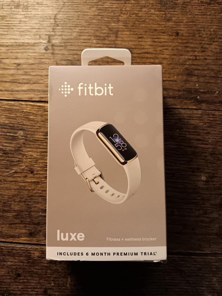 Fitbit Luxe Activity Tracker - Lunar White/Soft Gold