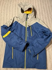 Obermeyer Ski Jacket Insulated Teens XL 18 Blue Yellow