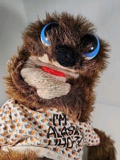 HTF 1979 Vtg Jacques 38" Full Body Hand Puppet Plush Alaska WHO-ZIT w Tshirt EUC