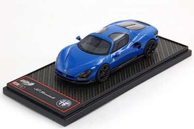 Bbr BbRc317F 1/43 Alfa Romeo 33 Stradale Blau Reale Modellauto Limitiert