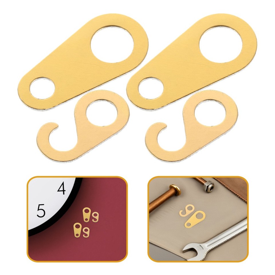 4 Pcs Mechanical Clock Chain Hook Home Decor End Tab Hanging Chains ...