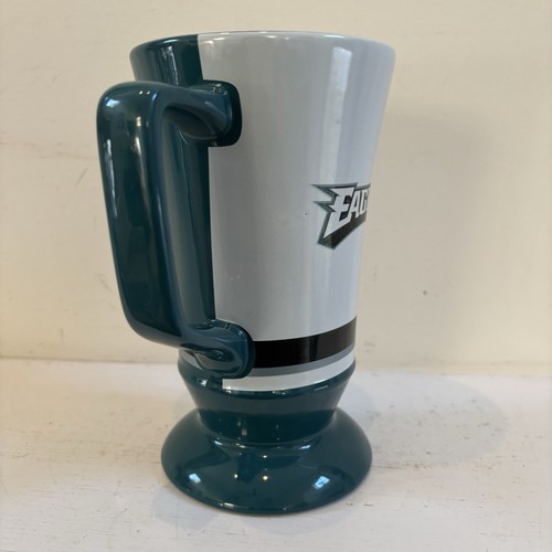 NFL Philadelphia Eagles 3D Raised Relief Logo 16 Oz Coffee Mug Tall NEW - Picture 8 of 20