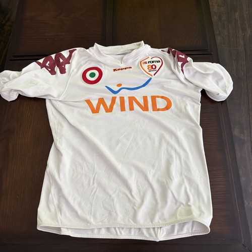 2007–08 AS Roma Kappa away jersey Size Large Runs Small Like a Medium