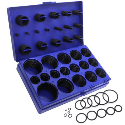 407 Pieces SAE Universal O-Ring Kit, Set of 32 USA Standard Sizes, Buna-N 70A, R