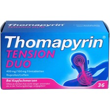 Thomapyrin Tension Duo 400 Mg/100 mg Filmtabletten 36St - 19383570