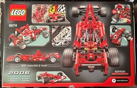 LEGO Racers Ferrari F1 Racer 1:8 8674 New Retired Sealed Inner Bags