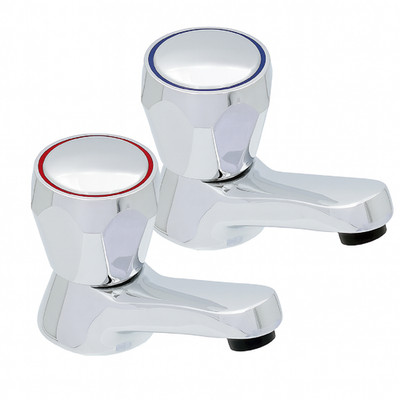 Clevere Araya Mercia moderne Waschtischarmatur Paar Chrom - Easy Turn Griffe