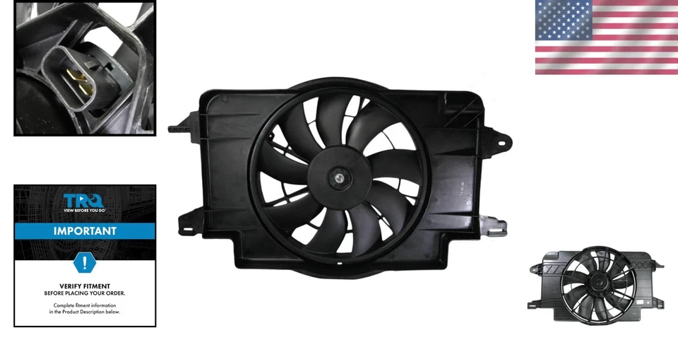 Ventilador de refrigeración de radiador eficiente para Saturn serie SW1, SW2 y SL - Fácil instalación Foto 2 de 4