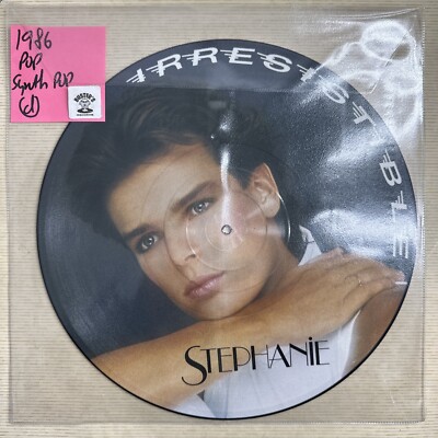 Stephanie - Irresistible 12  Vinyl Record Single VG+ Picture Disc