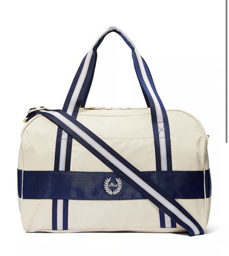 Victoria's Secret PINK Weekender Duffle Bag Carry On Gym Zip Close Canvas NWT