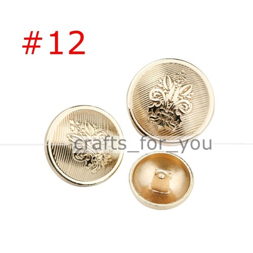 6 PIEZAS DE COLECCIÓN BOTONES DE VÁSTAGO DE METAL ANCLAJE LEÓN 18MM-25MM BOLSA DE ROPA COSTURA ARTESANÍA - Imagen 20 de 22